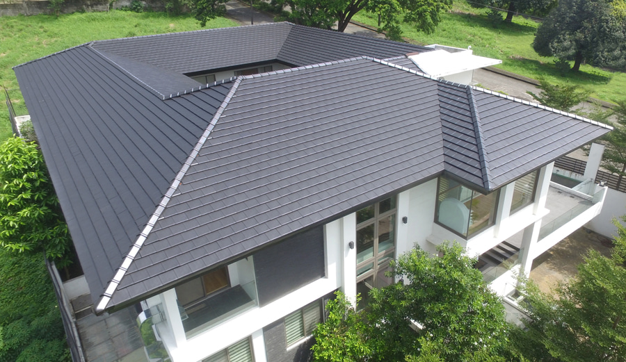 Kawara Dark Gray Greenmax No.2508 Japanese Tiled Roof 1/150 N scale 