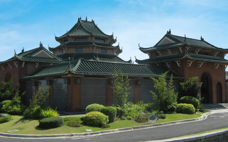 Chinese temple tiles